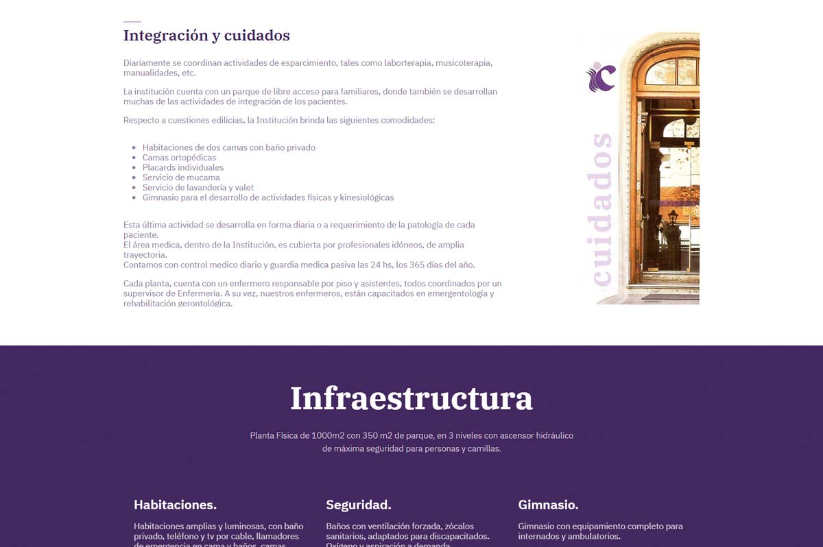 Diseño de página web institucional