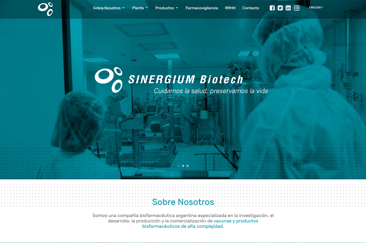 Diseño de página web laboratorio